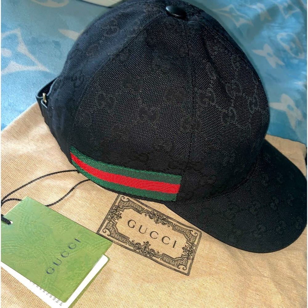 𝔹𝕣𝕒𝕟𝕕 𝕟𝕖𝕨 𝟷𝟶𝟶% 𝙰𝚄𝚃𝙷𝙴𝙽𝚃𝙸𝙲 𝔾𝕦𝕔𝕔𝕚 - Original GG canvas hat